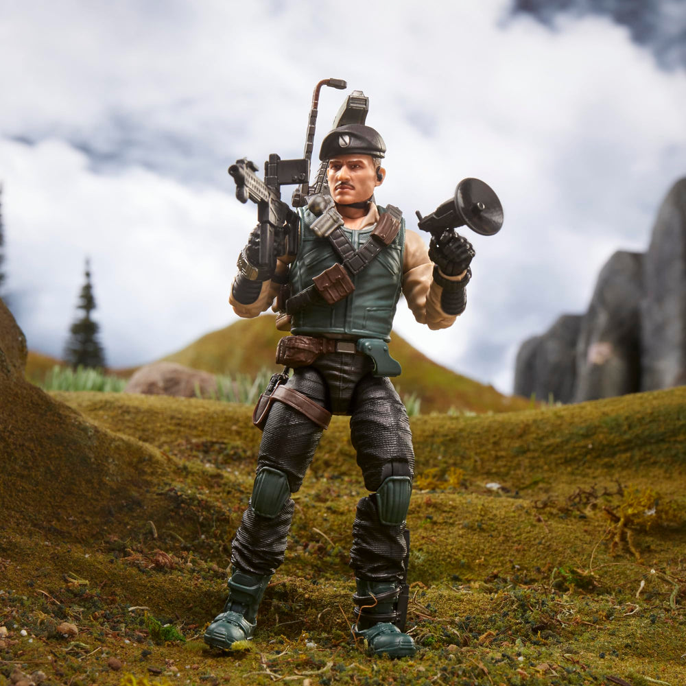 G.I. Joe Dial-Tone bionic ear accessory adds authentic character detail.