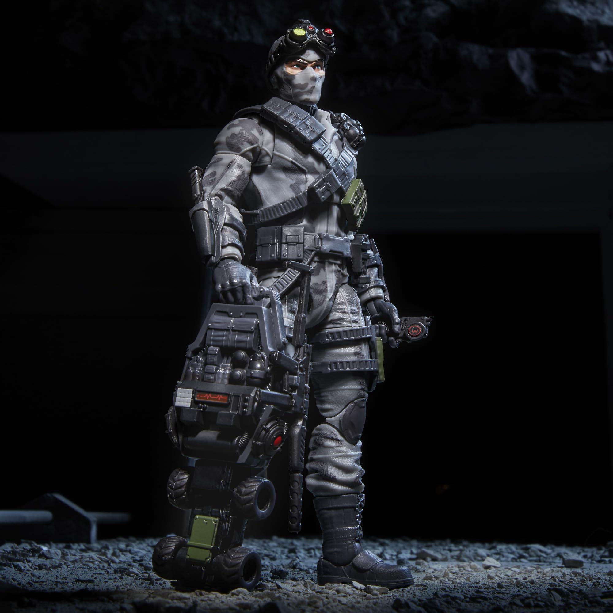 G.I. Joe Firefly weapon accessories enhance display options.