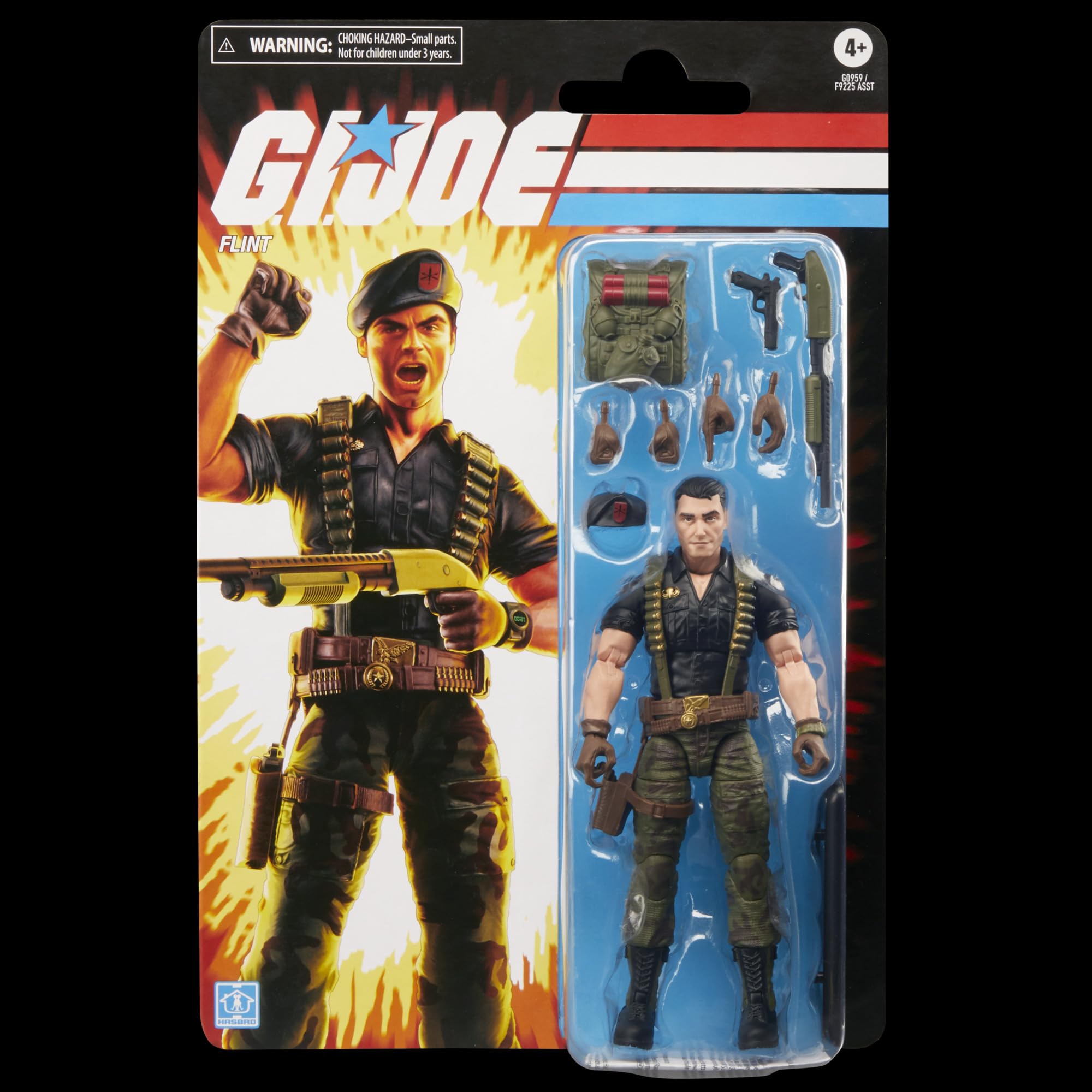 G.I. Joe Flint with removable beret for versatile posing and storytelling.