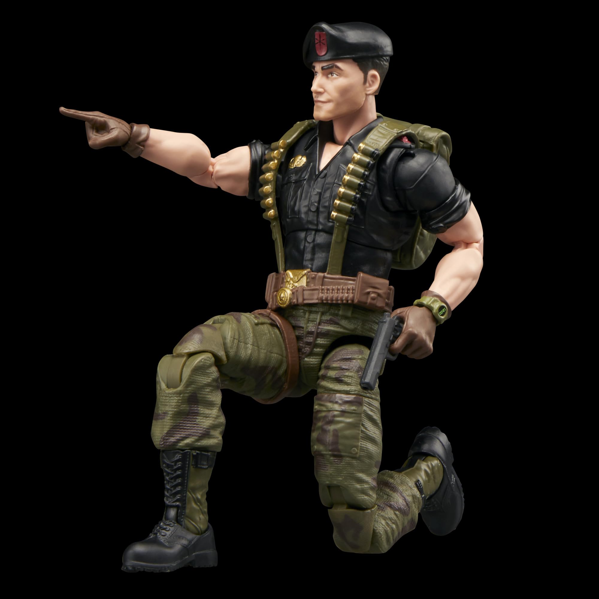 G.I. Joe Flint figure stand for stable posing.