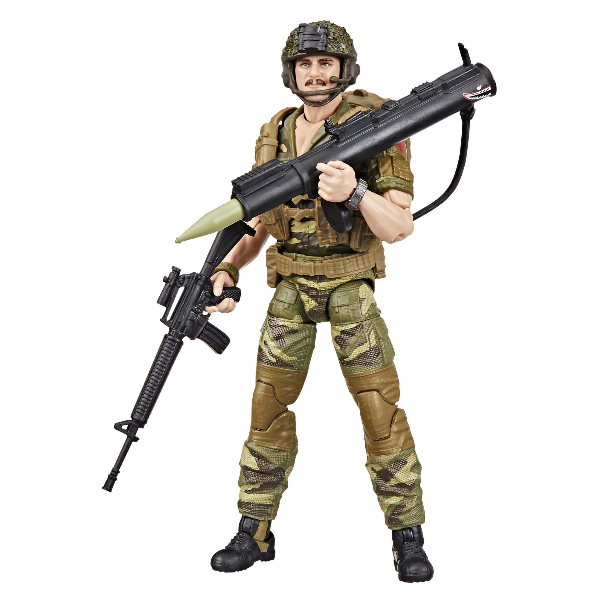 G.I. Joe Footloose backpack and weapons for diorama setups