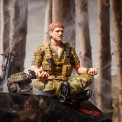 G.I. Joe Footloose packaging window showcases figure and loadout