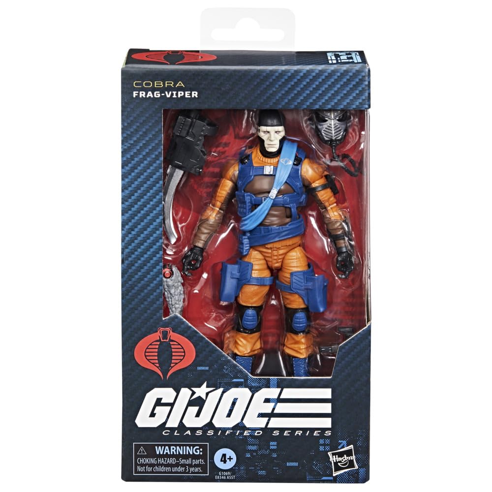 G.I. Joe Frag-Viper backpack ready to store accessories during play