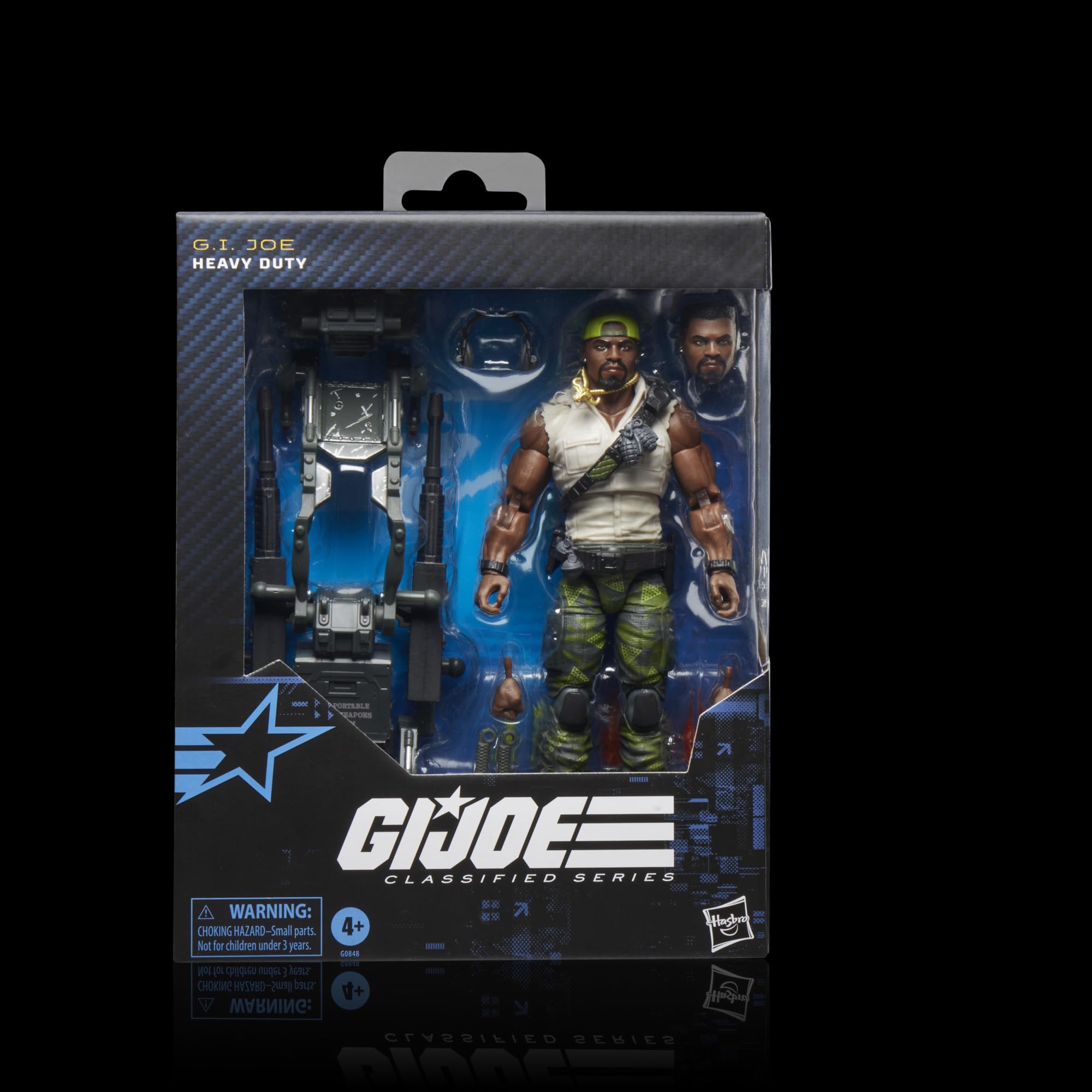 G.I. Joe Heavy Duty close-up showing sculpt and articulation quality for posing