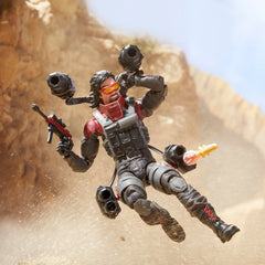 G.I. Joe Metal-Head missiles with blast effects enhancing dynamic diorama scenes.