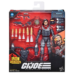 G.I. Joe Metal-Head figure in a ready-to-pose stance highlighting articulation.