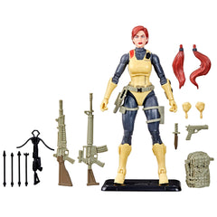 G.I. Joe Scarlett with crossbow and bolts for action-ready display.