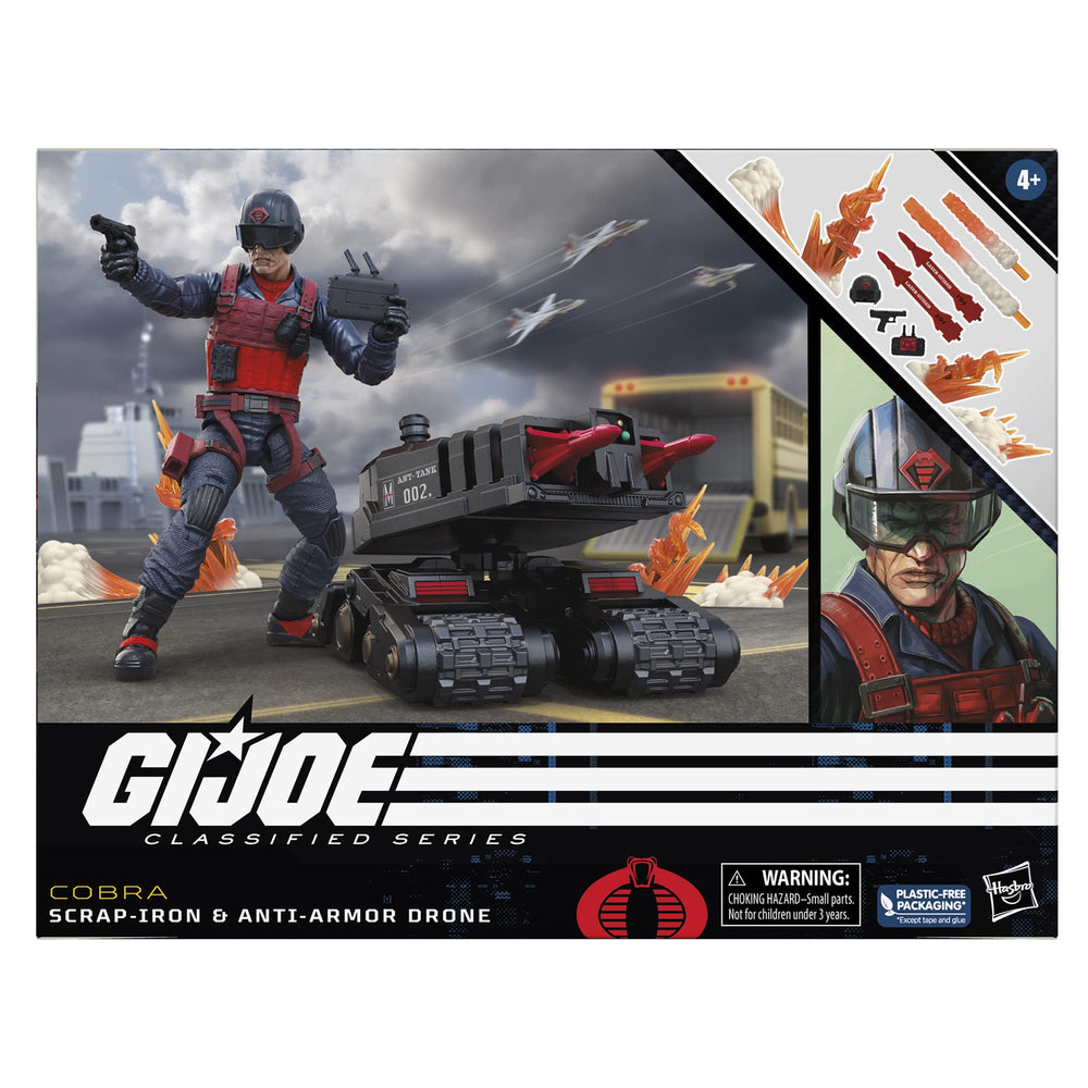 G.I. Joe Scrap-Iron drone controls accessory for interactive setup.