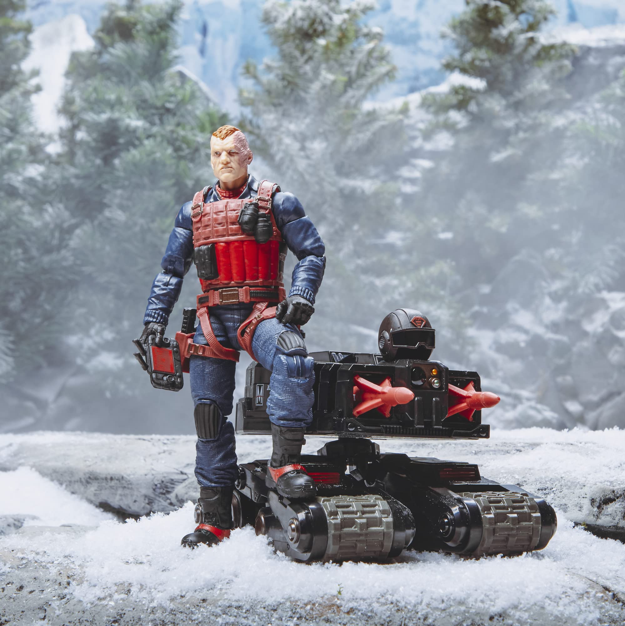 Removable helmet accessory from G.I. Joe Scrap-Iron for varied looks.