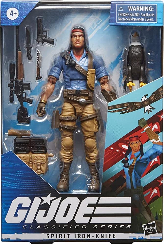 G.I. Joe Spirit Iron-Knife custom art packaging enhances shelf appeal