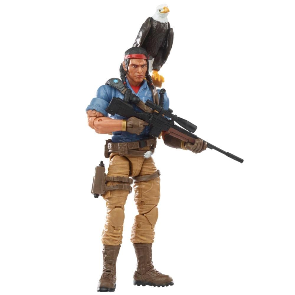 G.I. Joe Spirit Iron-Knife figure front view shows premium poseability for display