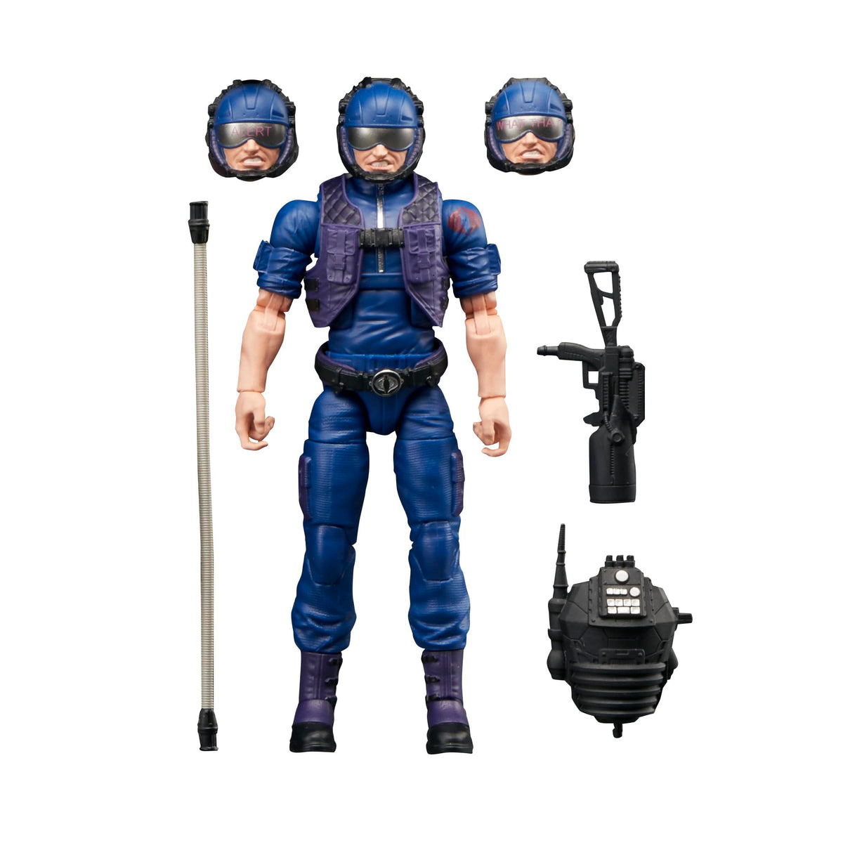 G.I. Joe Tele-Viper on retro cardback for authentic display value.