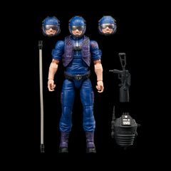 G.I. Joe Tele-Viper packaging card completes retro display.