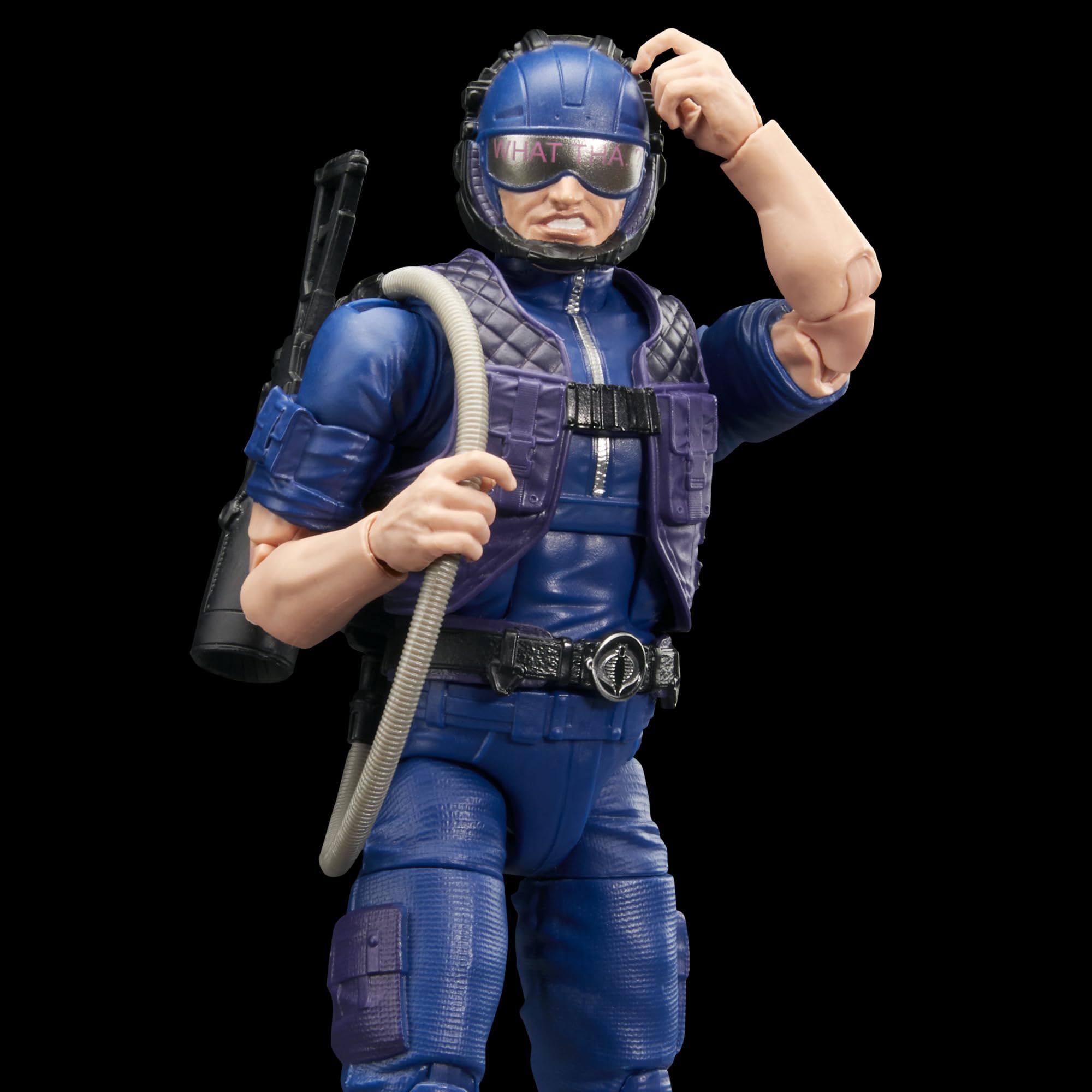 G.I. Joe Tele-Viper VS-11 Scanner accessory adds authentic tech look.