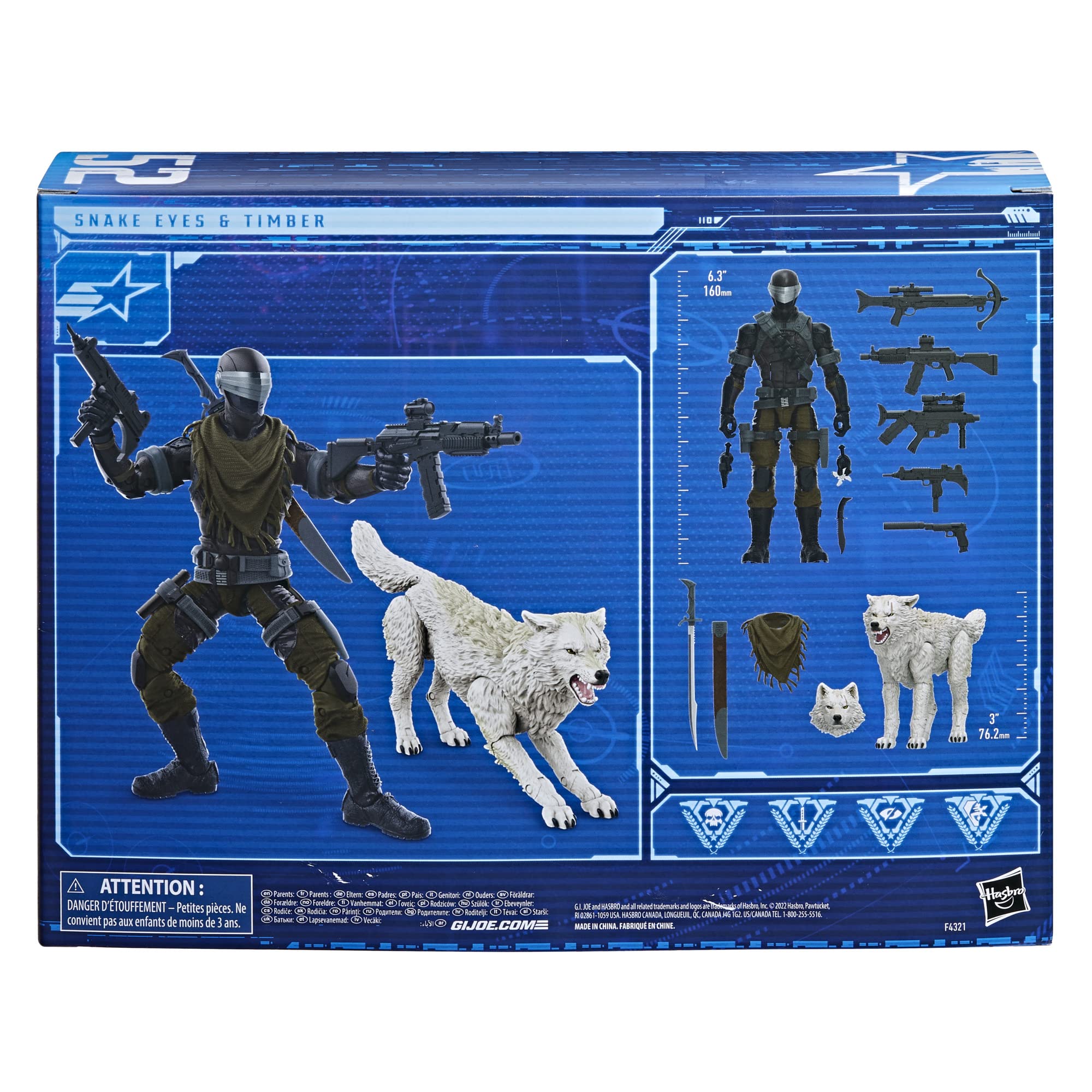 Timber the wolf companion enhances poseability and storytelling