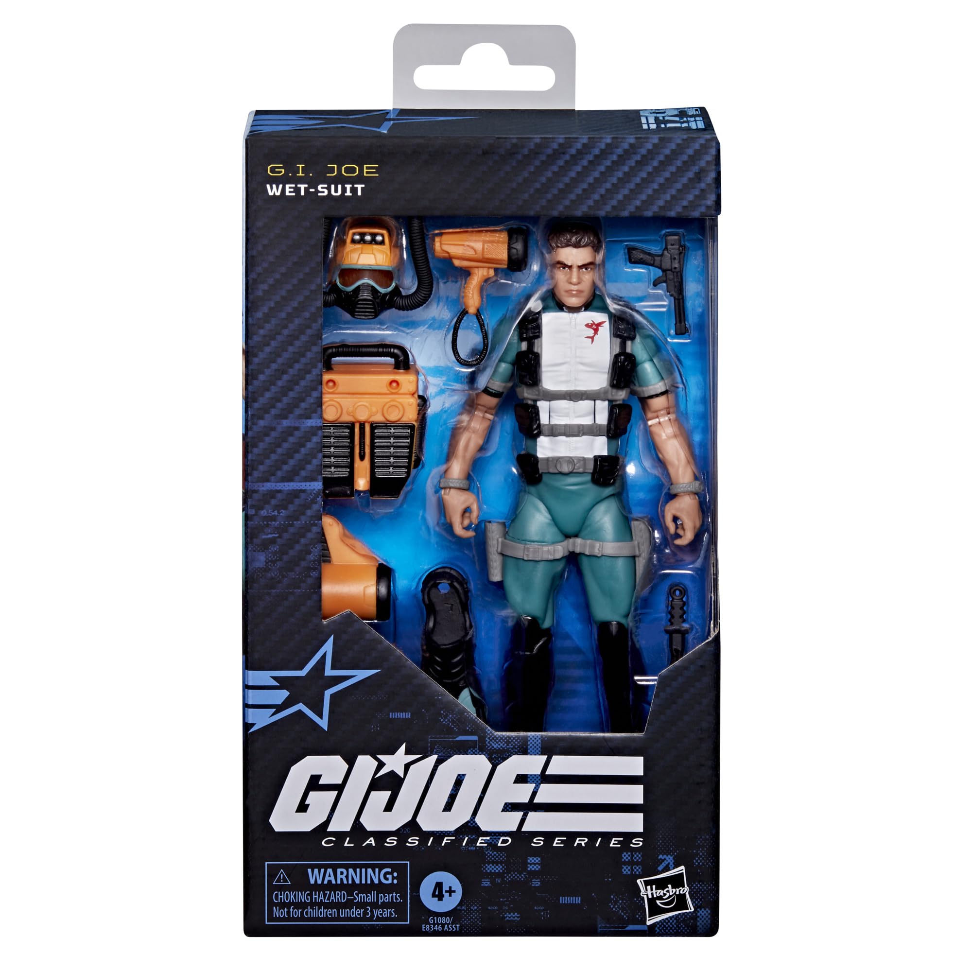 G.I. Joe Wet-Suit sea sled attachment enables dynamic underwater setups.