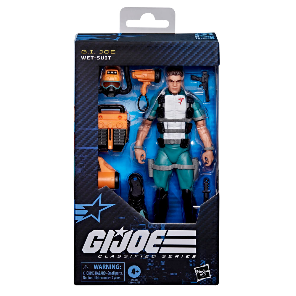 G.I. Joe Wet-Suit sea sled attachment enables dynamic underwater setups.