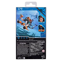 G.I. Joe Wet-Suit two fins support realistic underwater mobility for poses.