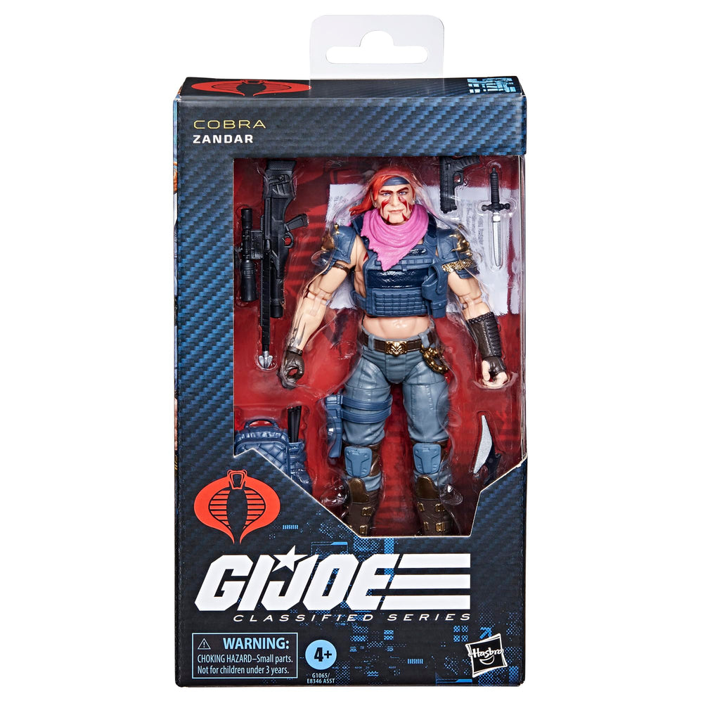 G.I. Joe Zandar backpack accessory shown for authentic field gear display