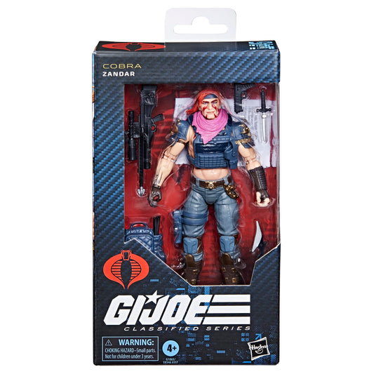 G.I. Joe Zandar backpack accessory shown for authentic field gear display