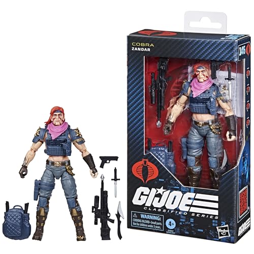 G.I. Joe Zandar Classified Series 146 on display shelf