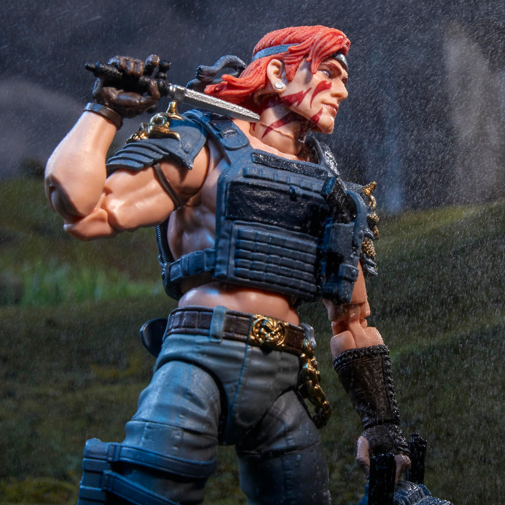 G.I. Joe Zandar knife set accessory ready for action pose setups