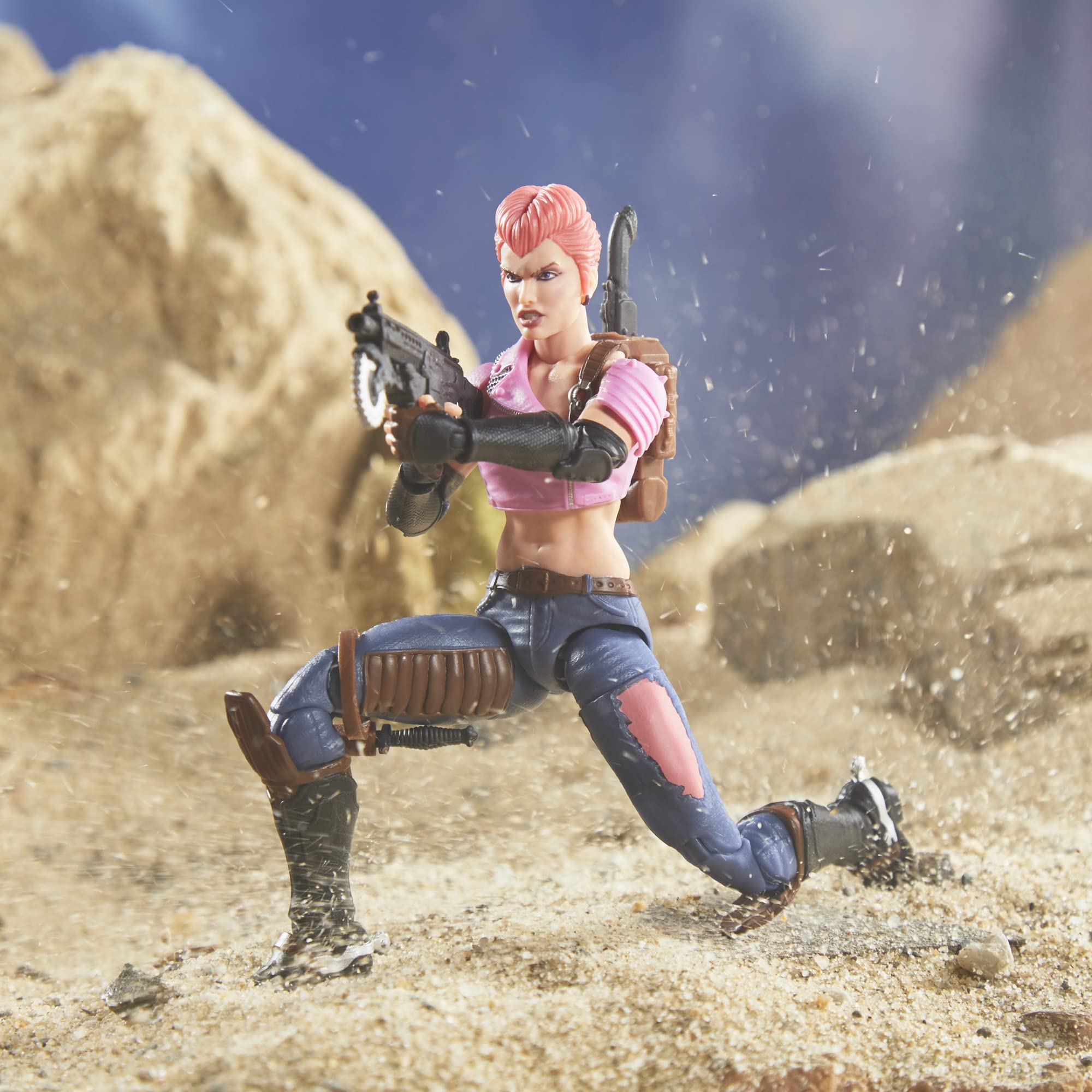 G.I. Joe Zarana detailed deco emphasizes modern-era redesign.