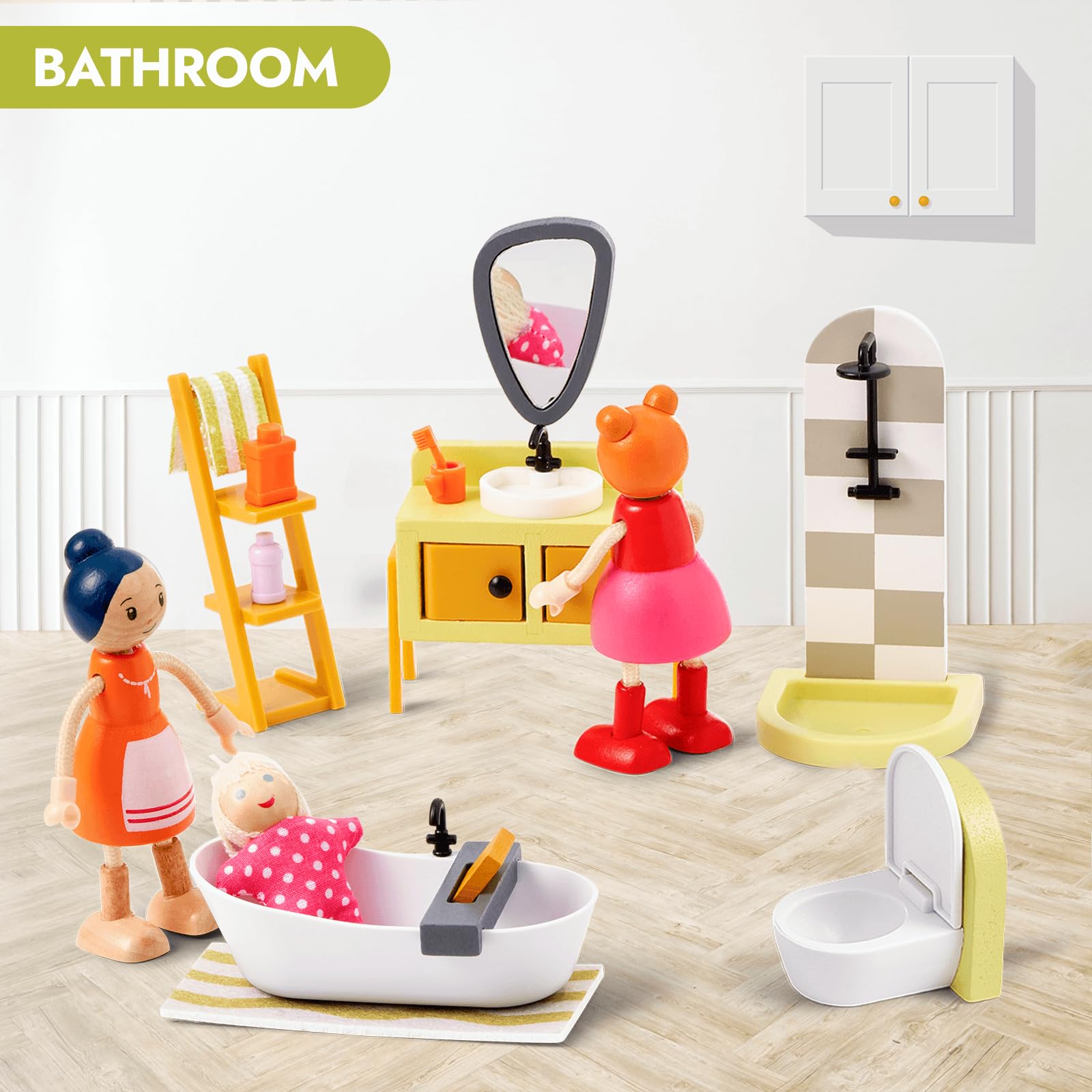Giant bean 85pcs dressing table for dressing and grooming play