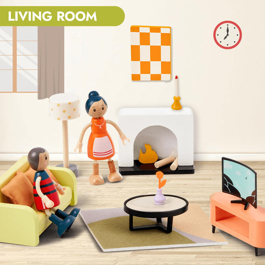Giant bean 85pcs kitchen cabinet with open doors for interactive play