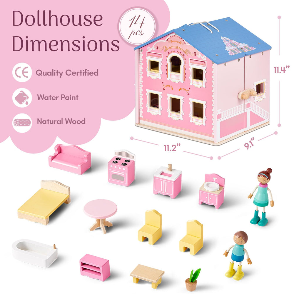 Giant bean pink wooden furniture set enables complete room setups.