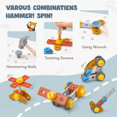 Giant Bean steering wheel gears offer tactile interaction and role-play for imaginative sessions.