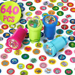 Giant bean Sticker Stamper life patterns for early math practice