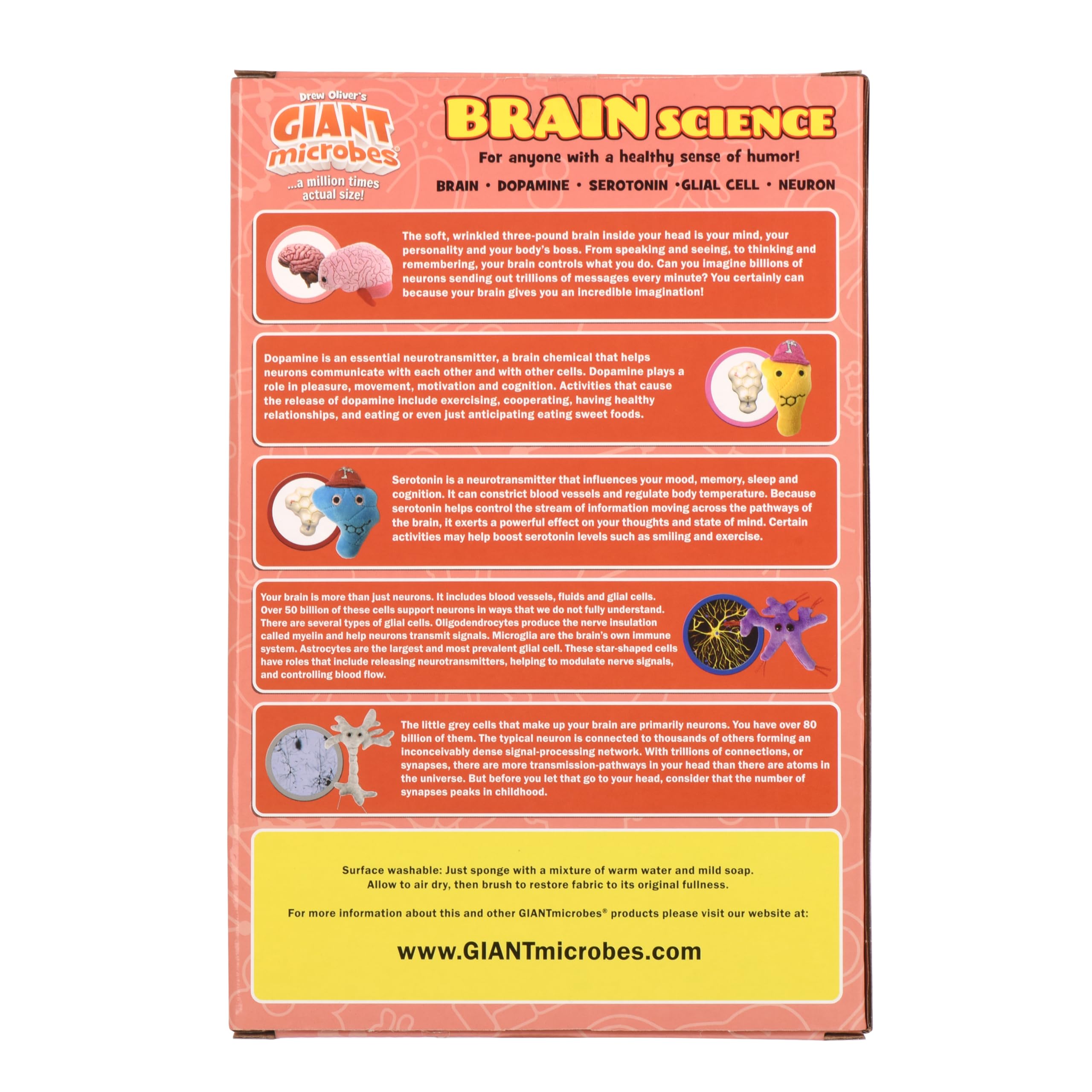 GIANT MICROBES neuron keychain offers portable learning on the go.