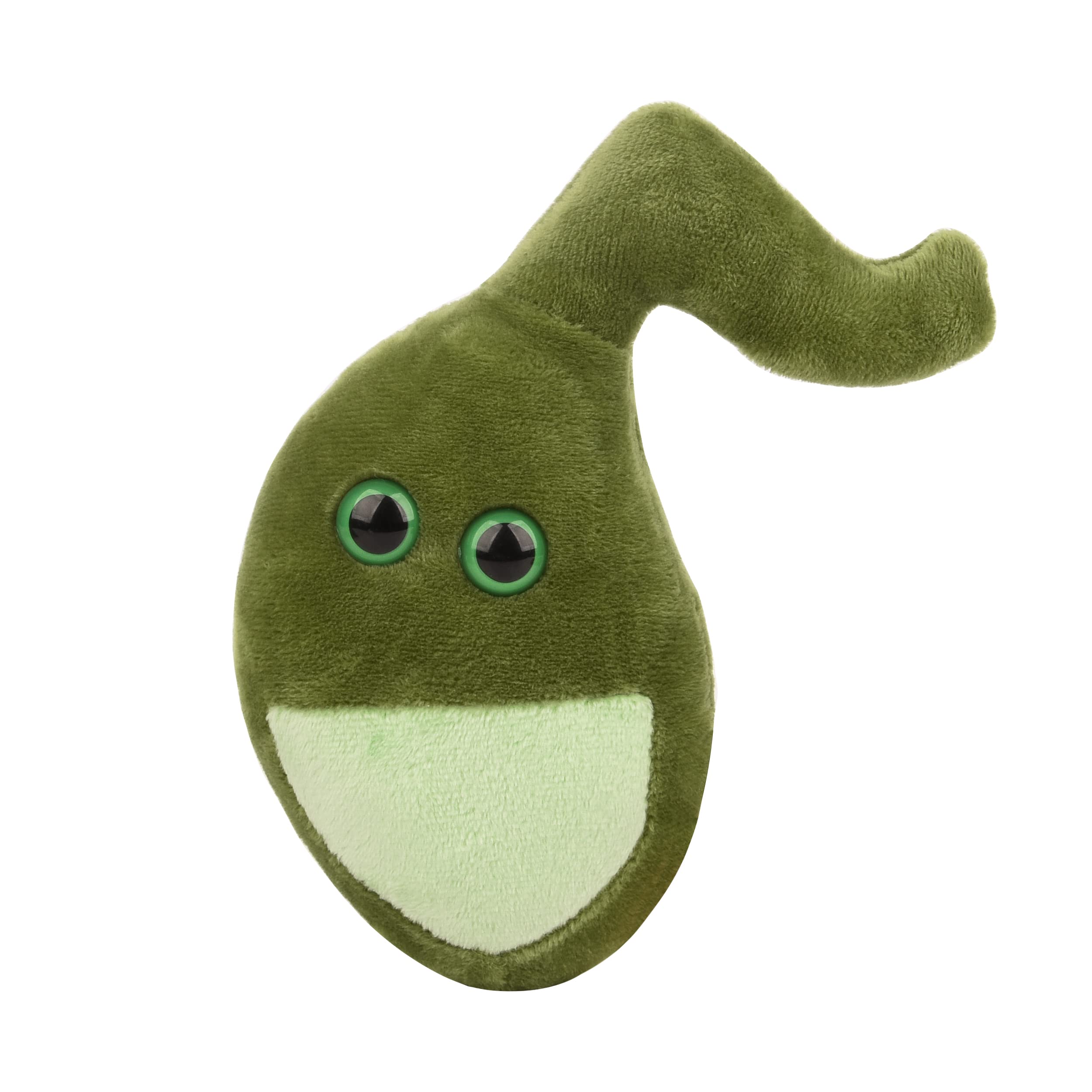 GIANT MICROBES gallbladder plush with embroidery detail for anatomy learning.