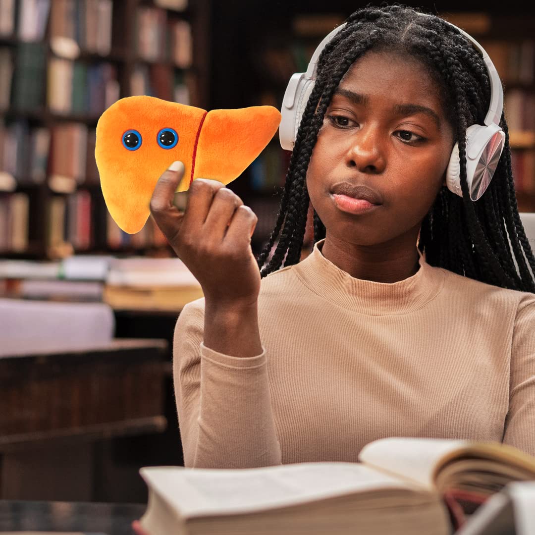 GIANTMICROBES liver plush gifts for professionals - thoughtful medical gift