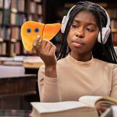 GIANTMICROBES liver plush gifts for professionals - thoughtful medical gift