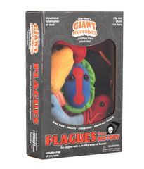 GIANT MICROBES plagues history box packaging, ideal for gift-ready classroom displays