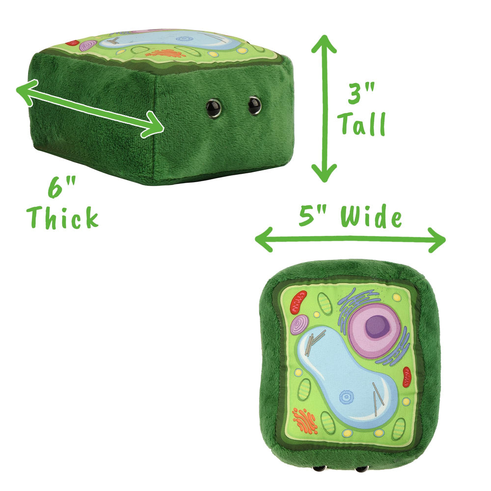 GIANT MICROBES plant cell plush chloroplasts ideal for plant biology demonstrations and study aids.