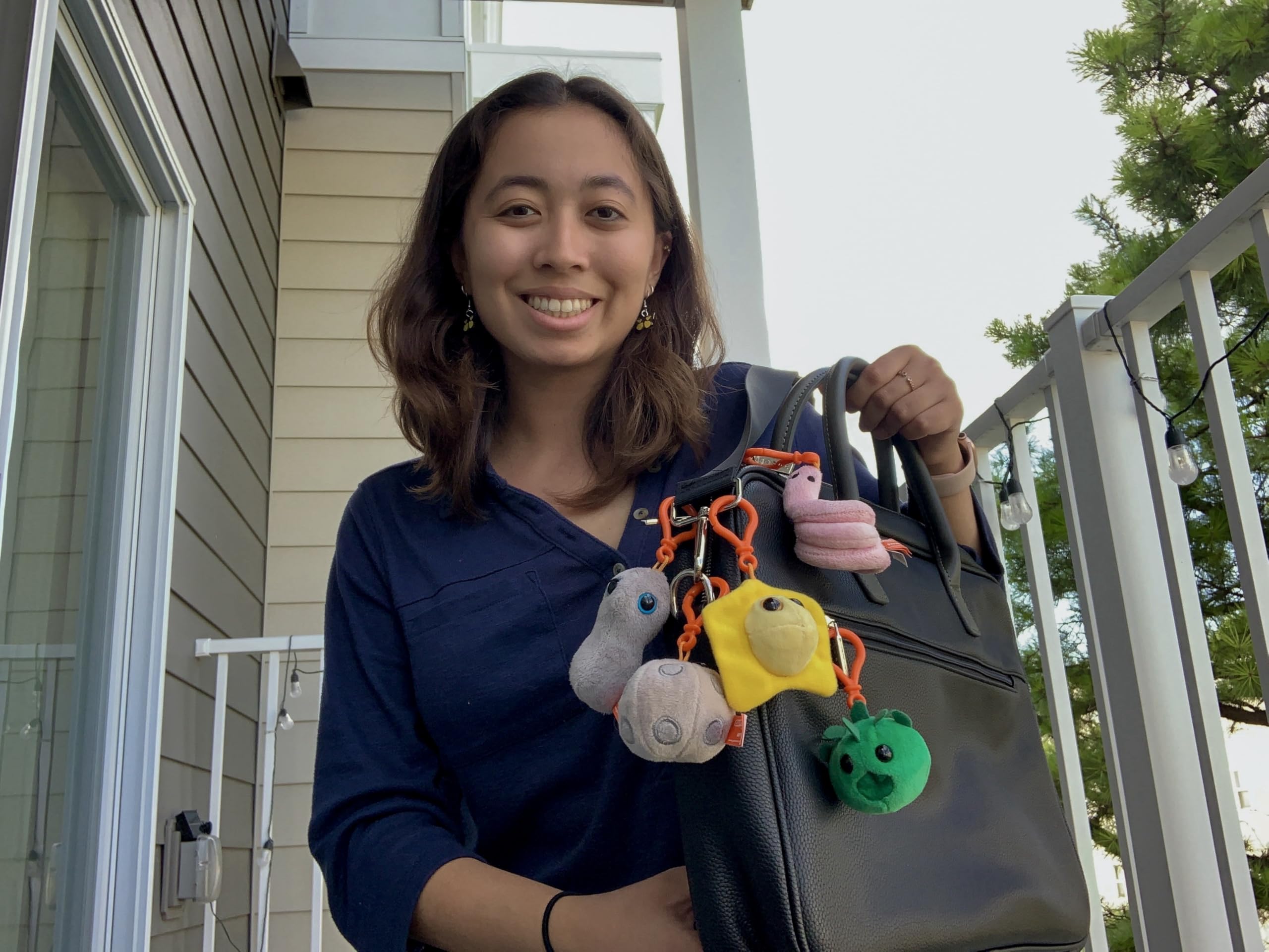 GIANTMICROBES chlamydia plush keychain, a simple tool to spark learning.
