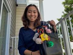 GIANTMICROBES chlamydia plush keychain, a simple tool to spark learning.