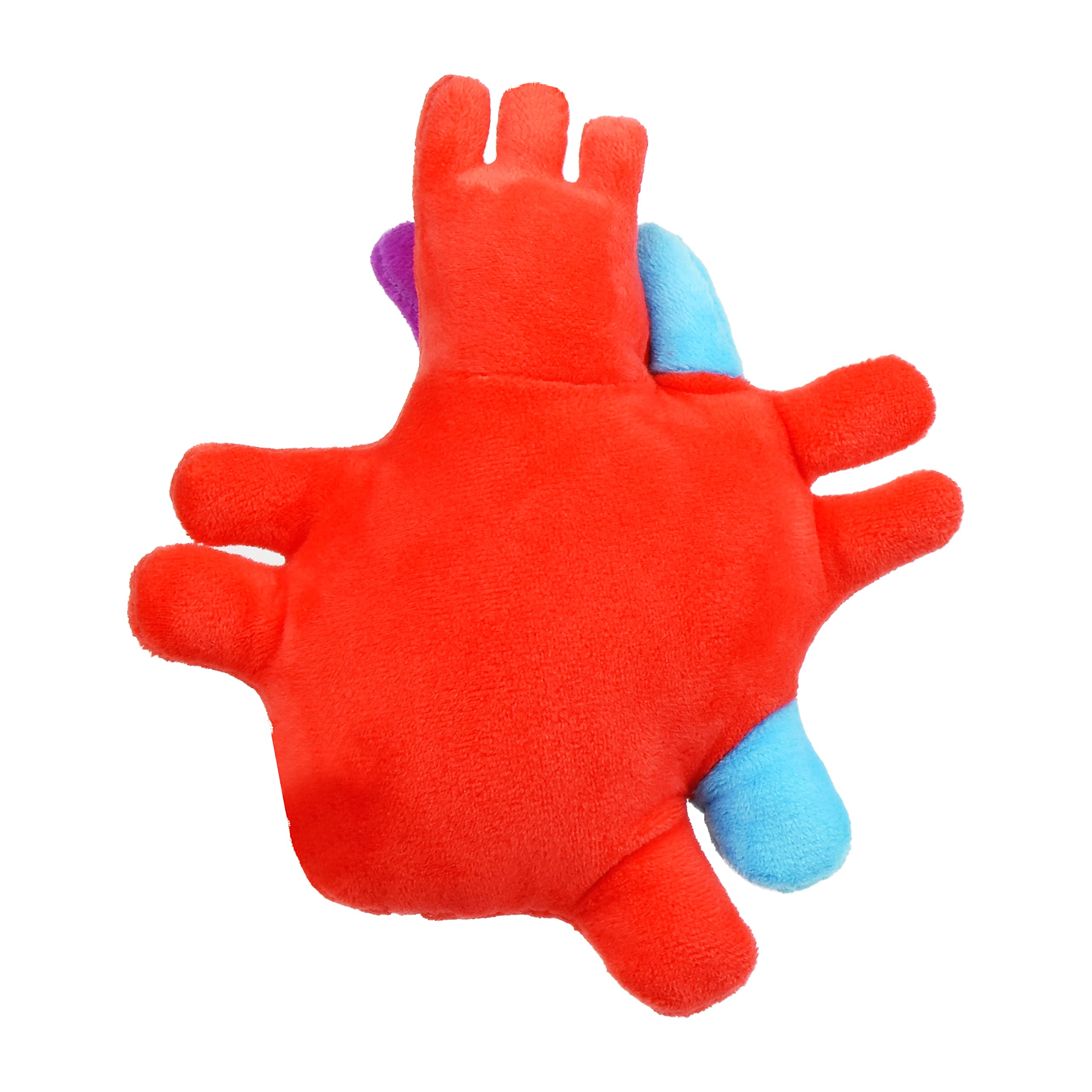 GIANTMICROBES Heart Plush used in pediatric care to calm kids