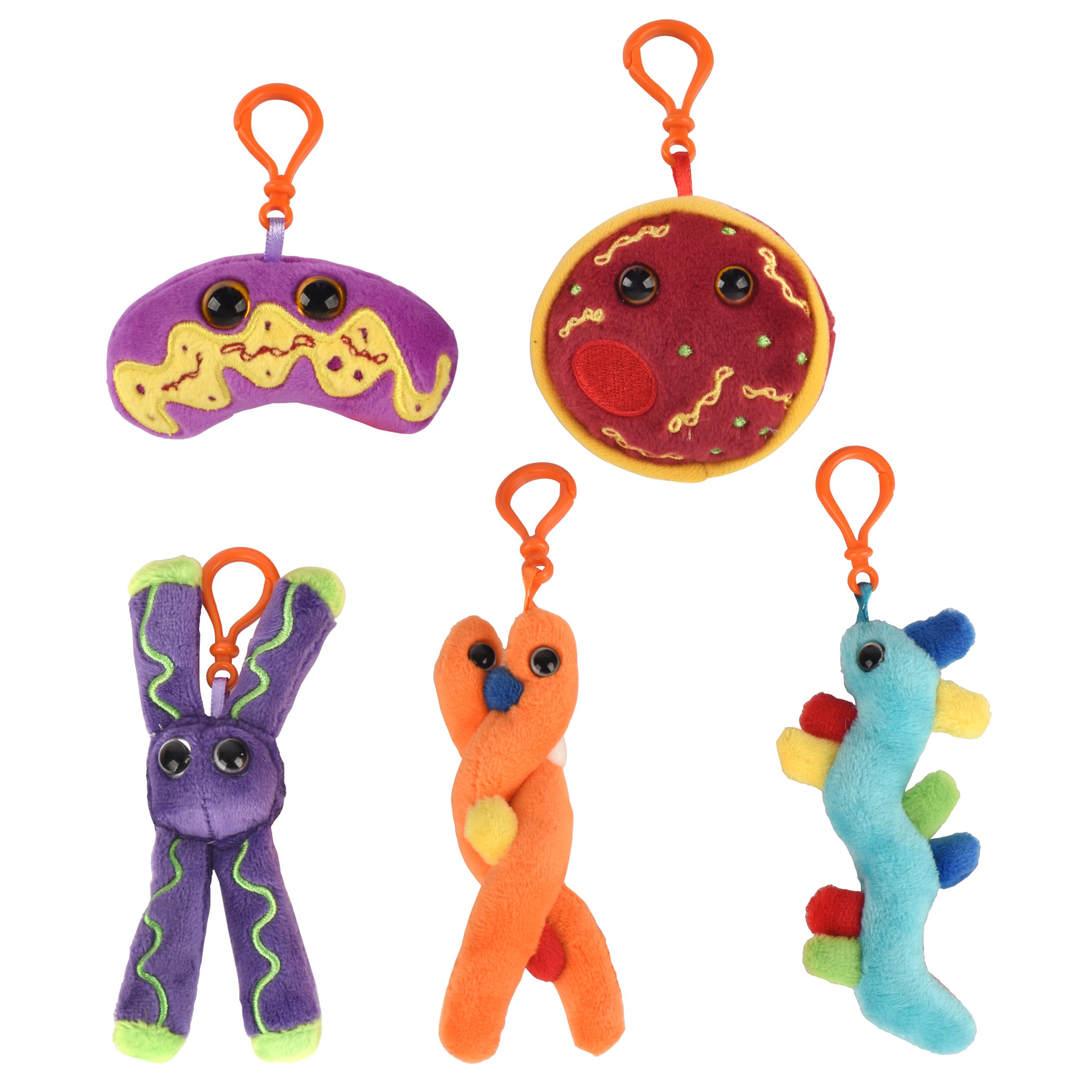 GIANTMICROBES RNA plush keychain promoting biology awareness and hands-on learning.