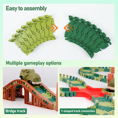 GIAT compatible with most dinosaur track cars for seamless play