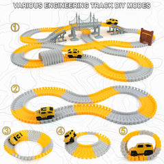 GIAT engineering cars add construction-themed play to improve storytelling.