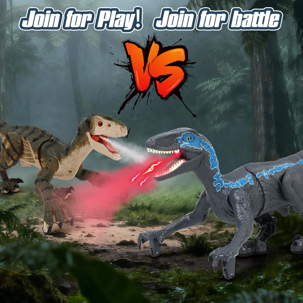 GIAT remote control dinosaur tail-swaying enhances realistic dinosaur behavior for storytelling.