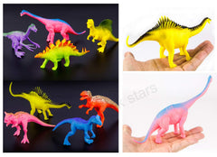 GIDGOD Stegosaurus dinosaur figure 7 inch aids visual learning through play