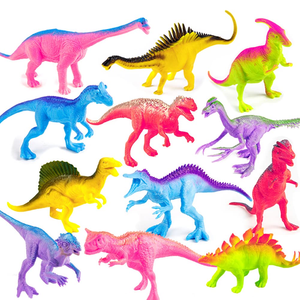 GIDGOD Tyrannosaurus Rex dinosaur figure 7 inch promotes imaginative play and motor skills