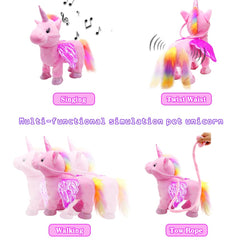 GIDGOD unicorn reflective wings add visual appeal during play.