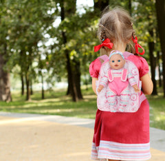 Gift Boutique backpack design enables easy carrying and on-the-go playtime with kids