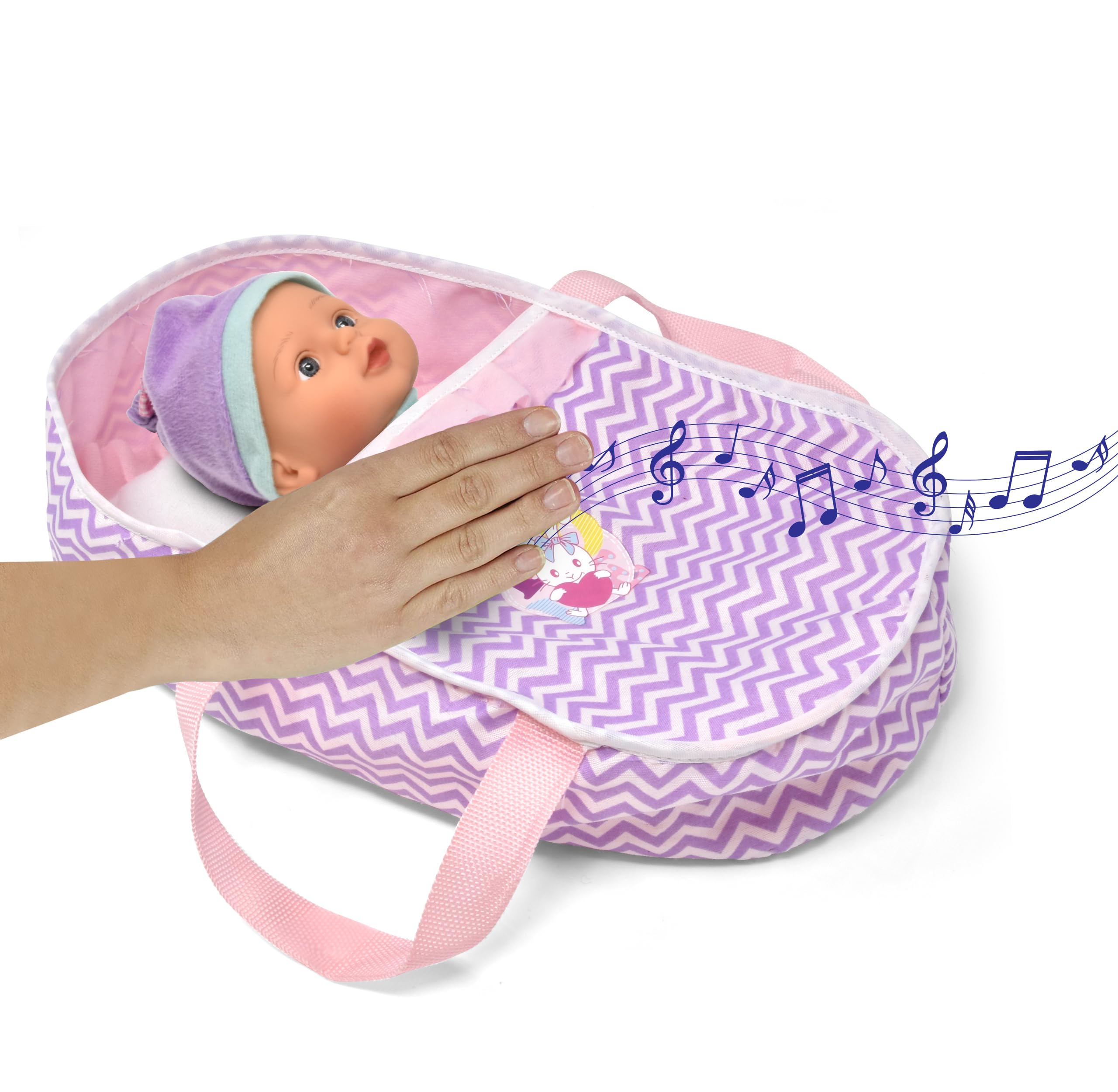 Gift Boutique bassinet carrier bed shows cozy portability for on-the-go storytelling.